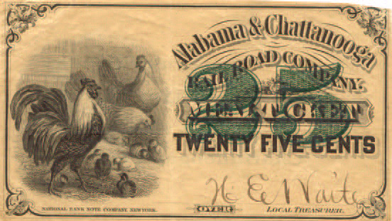 $0.25 G-1365 AL & Chatt scrip